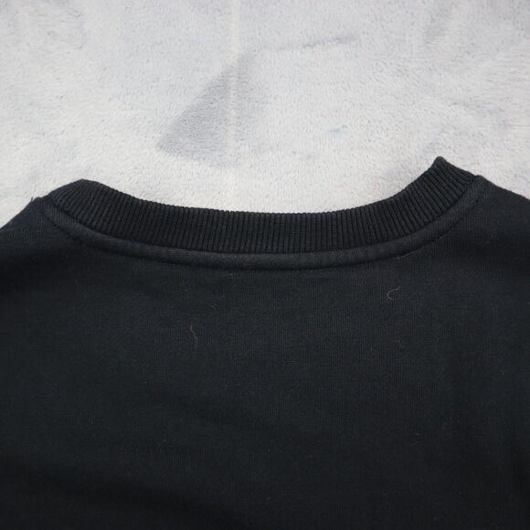 Volcom Sweater Boys L Black Crew Neck Long Sleeve Banded Cuffs Pullover Top - Picture 13 of 16